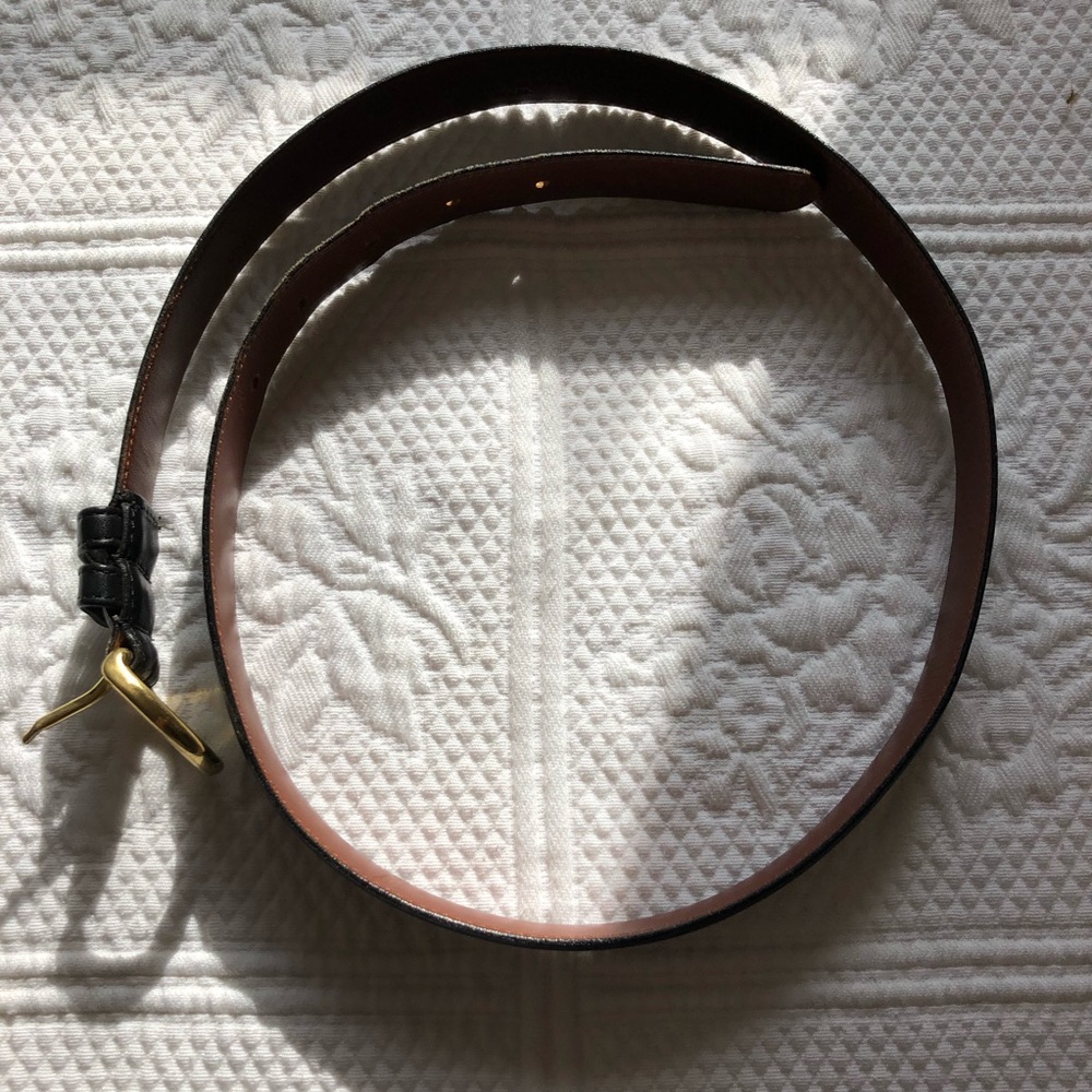 COACH Glove Tanned Cowhide Leather Belt